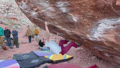 Monkey Bar Direct v8, Red Rock - Beta Video from dan_fu_climbs