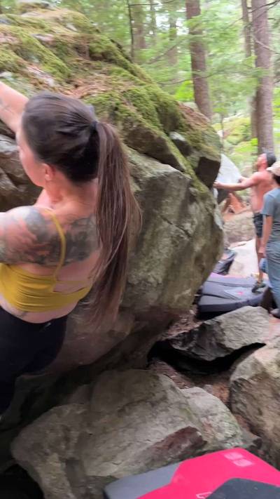 Pulling Teeth v4, Squamish - Beta Video from mountainmarie