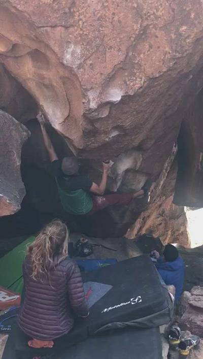 Funk's Arete v8, Hueco Tanks - Beta Video from Alsonfx