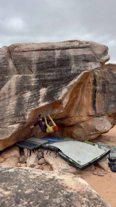 Vanity v7, Rocklands - Beta Video from shmeefly