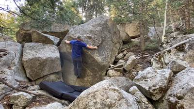 Crack House v4, Little Cottonwood Canyon - Beta Video from rubbersharkman