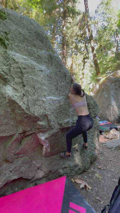 The Masturbation of Climbing v0, Squamish - Beta Video from JennyRobbins
