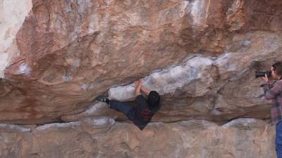 Warm Up Roof v4, Hueco Tanks - Beta Video from newduhls