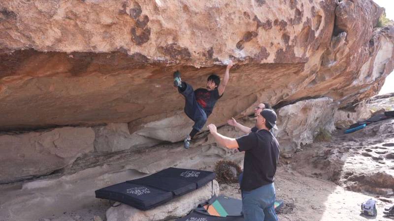 Thorny Toad v5, Hueco Tanks - Beta Video from newduhls