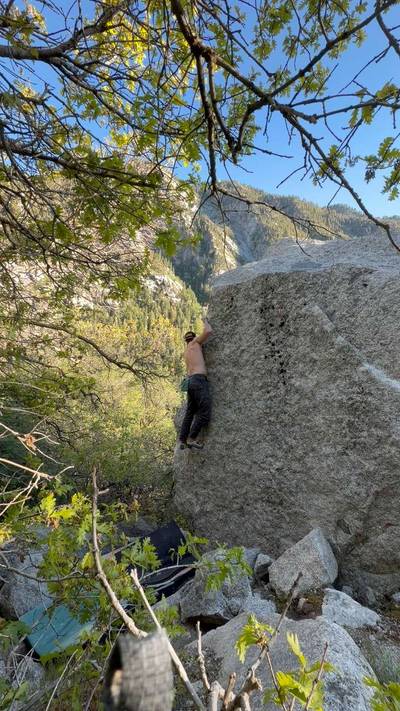 Ian's Arete v4, Little Cottonwood Canyon - Beta Video from Landon_Schoenmann