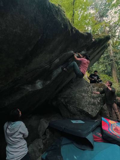 Lost World Overhang v2, Squamish - Beta Video from Climing