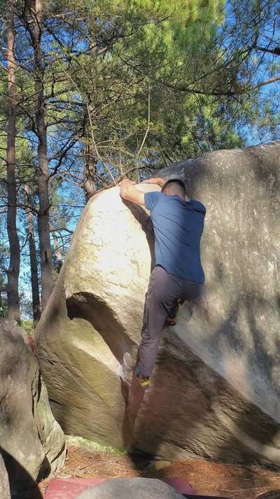 Indestructible v6, Fontainebleau - Beta Video from drjeffclimbs