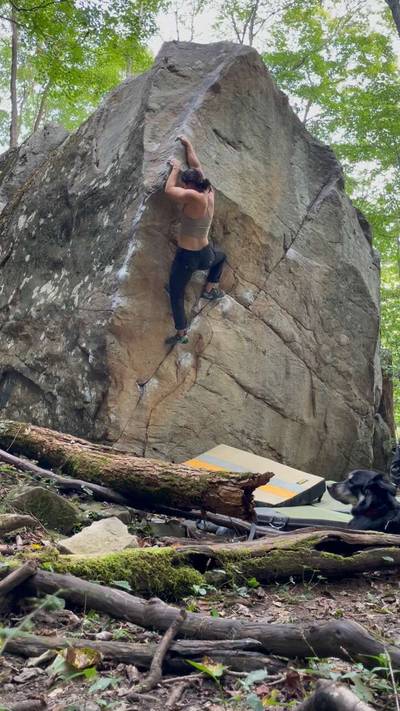 Sunshine Arete v5, New River Gorge - Beta Video from MaryChristine