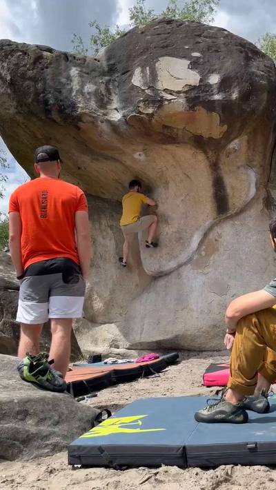 Le Toit Du Cul De Chien v6, Fontainebleau - Beta Video from Keveen