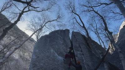 Smiley Right v4, Little Cottonwood Canyon - Beta Video from Mpollmeier