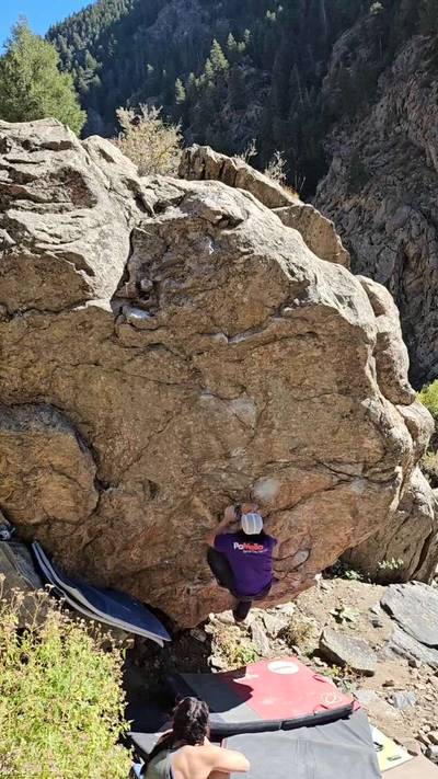 Lurker Sit v8, Clear Creek Canyon - Beta Video from Spencer26.2