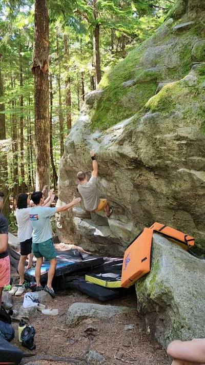 Super Daddy Long Limbs Direct v8, Squamish - Beta Video from CarsonClimbs