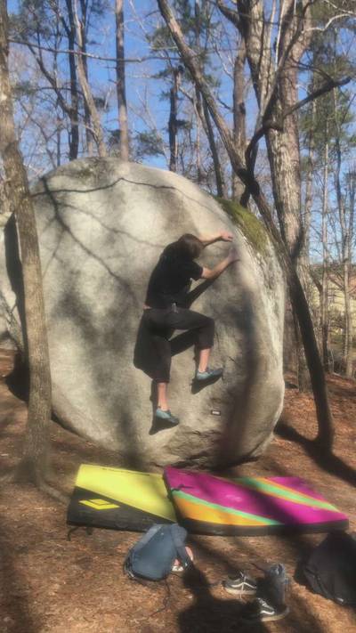 Sourwood Arete v3, Boat Rock - Beta Video from jacobdski