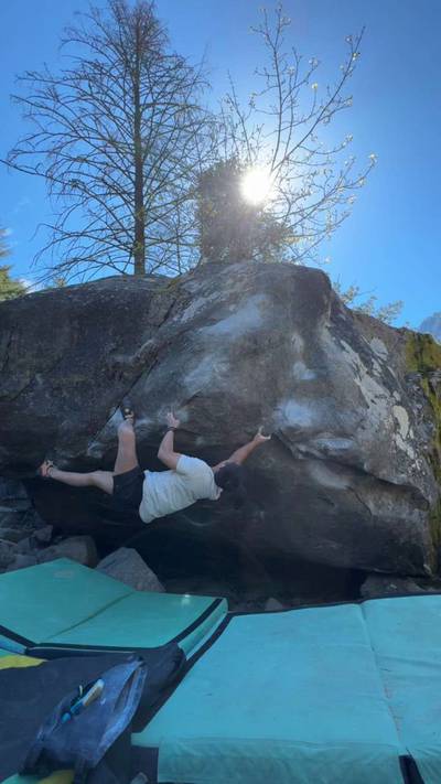 Hueco Crimper Left Entrance v8, Leavenworth - Beta Video from cc.climbs.rocks