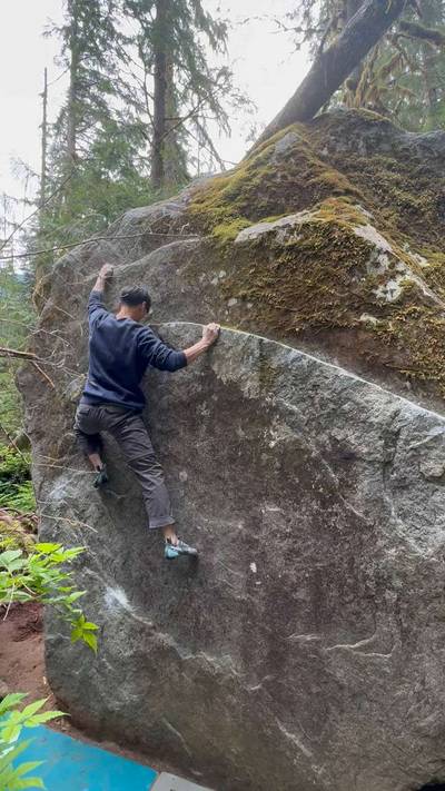 Car Door Traverse v1, Miller River - Beta Video from climb_ryan