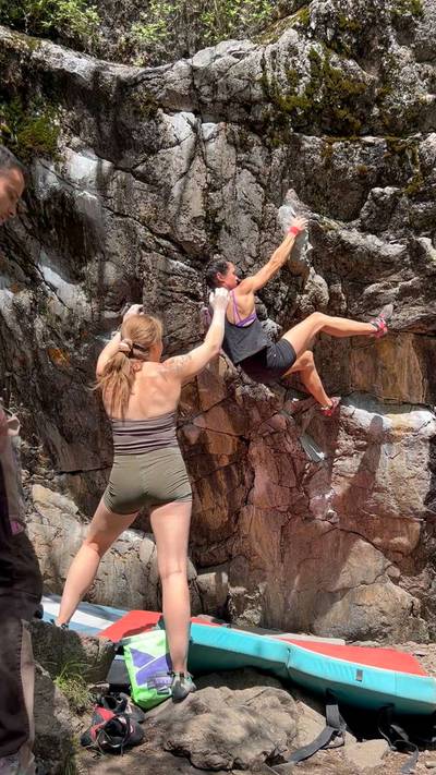 Blocks Sit v5, Rocky Mountain National Park - Beta Video from lilyswann