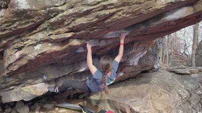 Leatherface v7, Horseshoe Canyon Ranch - Beta Video from kaseyclimbe