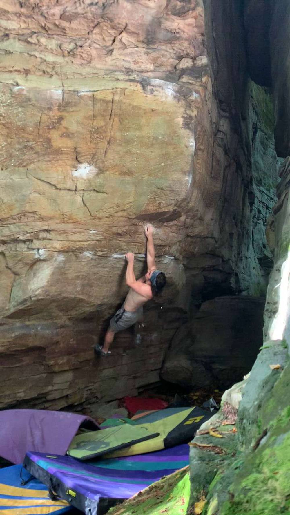 Trapped Under Ice v8, Coopers Rock - Beta Video from Akleich