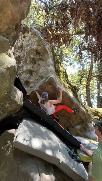 Bates Arete v4, Castle Rock State Park - Beta Video from offhandclimbing