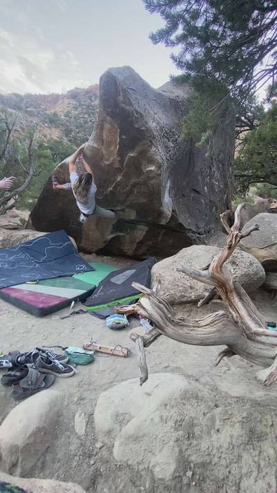 Great White v6, Joe's Valley - Beta Video from stazrad