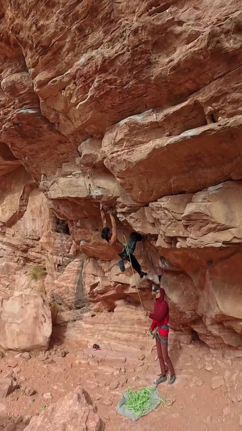 Steep Thrills 5.12a, Red Rock - Beta Video from editbeats