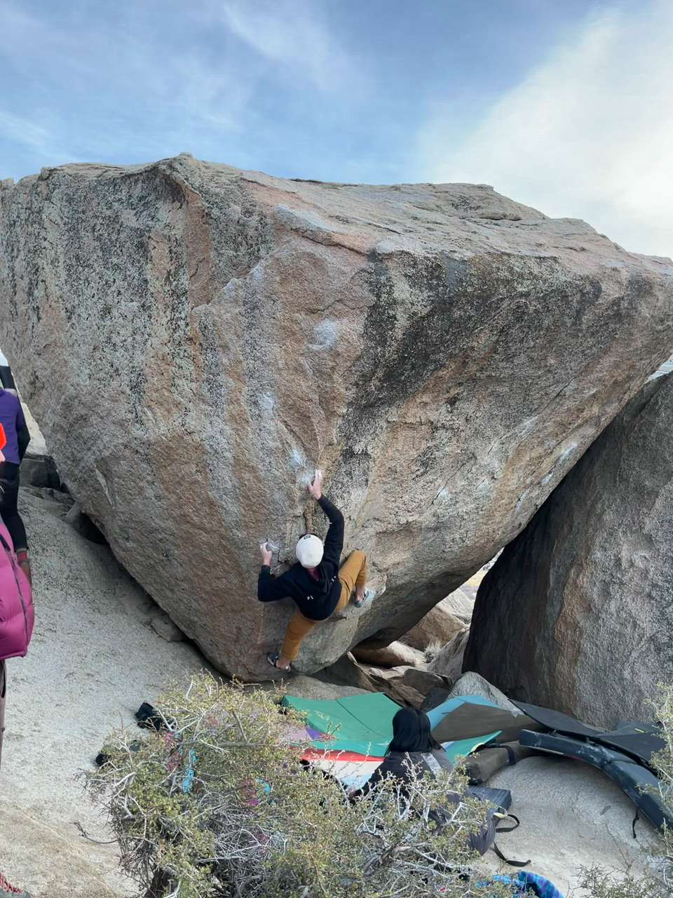 Fly Boy Arete v5 - Buttermilks, Bishop Bouldering - Watch Beta Videos
