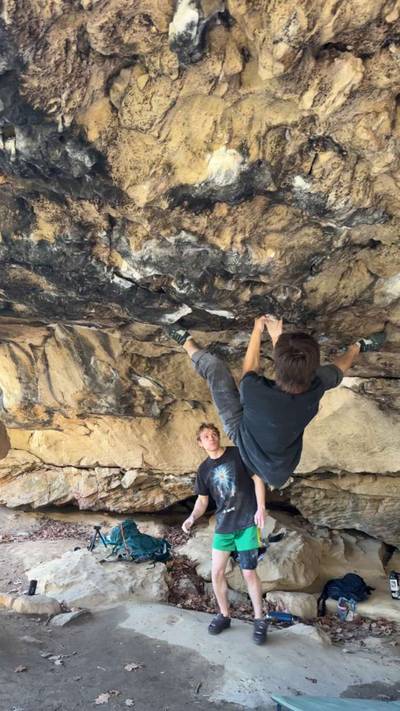 Ali Bubba Stand v8, New River Gorge - Beta Video from sazz