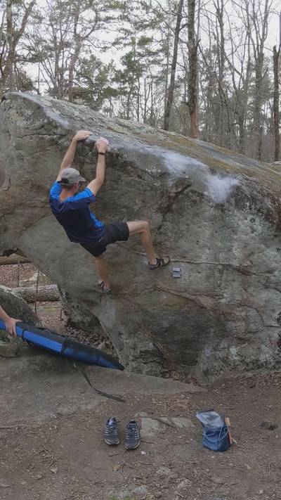 Dead head Traverse v5, Hospital Boulders - Beta Video from Flavaflay