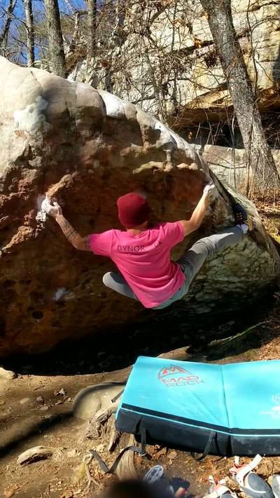 Spank The Baby v7, Stone Fort - Beta Video from TacticalClimber