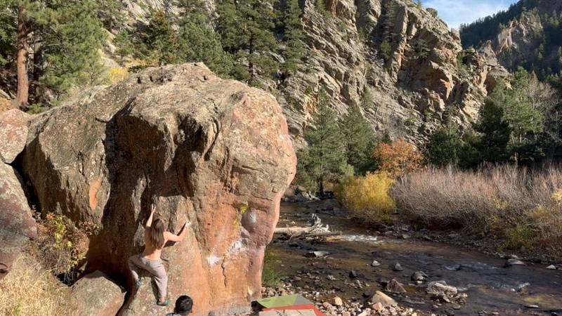 Unnamed (Water Rock) v0, Eldorado Canyon - Beta Video from Chris_Ol