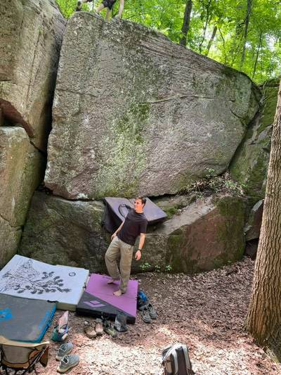 Hard Arete (AKA Close Talker) v6, Devil's Lake - Beta Video from Jborne72