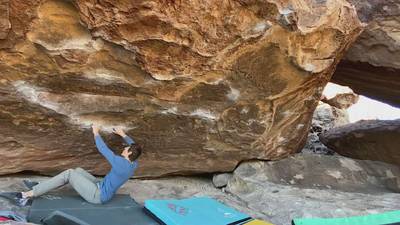 Alma Blanca v13, Hueco Tanks - Beta Video from EatinPringles