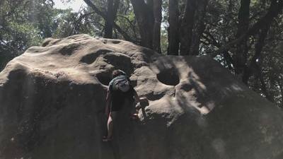 Mr. Magoo (aka Magoo Face) v1, Castle Rock State Park - Beta Video from ayaan.climbs