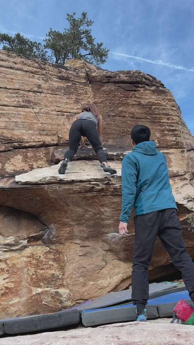 Coop's Cave v3, Red Rock - Beta Video from annaclimbing