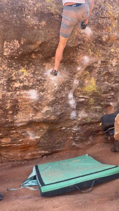 Yo-Yo Boy v8, Moe's Valley - Beta Video from Rockclimbingcoach