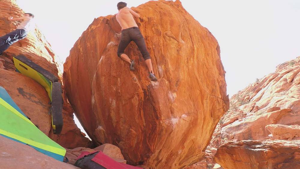 Drop the Transmission - Right of Arete v2, Red Rock - Beta Video from capt.adventurepants