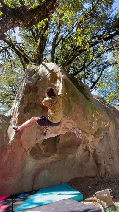 Overhang Lieback v2, Castle Rock State Park - Beta Video from hellsgnaw