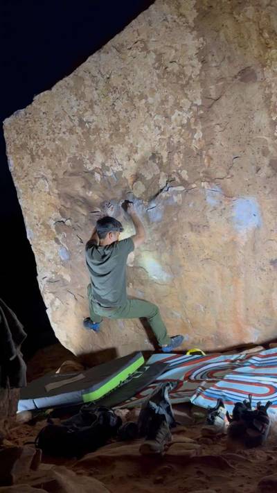 Super Scream v8, Red Rock - Beta Video from rickyslclimbs