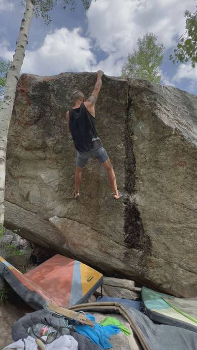 Soon Gone v4, Little Cottonwood Canyon - Beta Video from routesetter