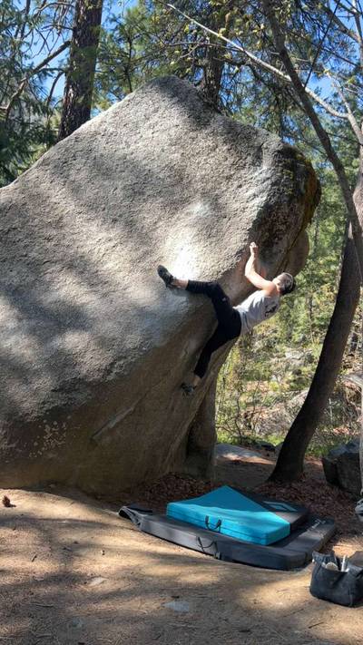 Fridge Left v8, Leavenworth - Beta Video from DanClimb
