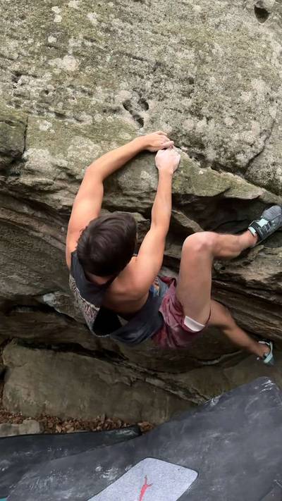 Down in a Hole v6, Coopers Rock - Beta Video from gthompson33