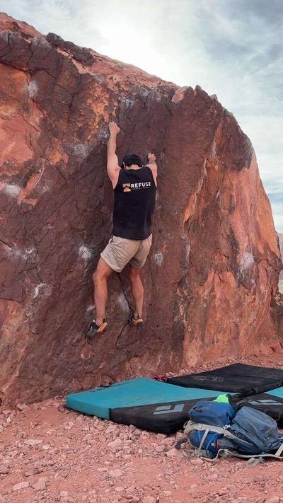 Pearl - Northeast Face Center v2, Red Rock - Beta Video from slapthesloper