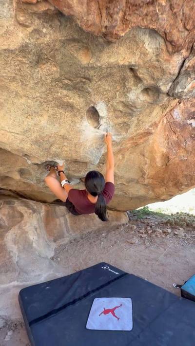 Nobody Here Gets Out Alive v2, Hueco Tanks - Beta Video from kayclimbs