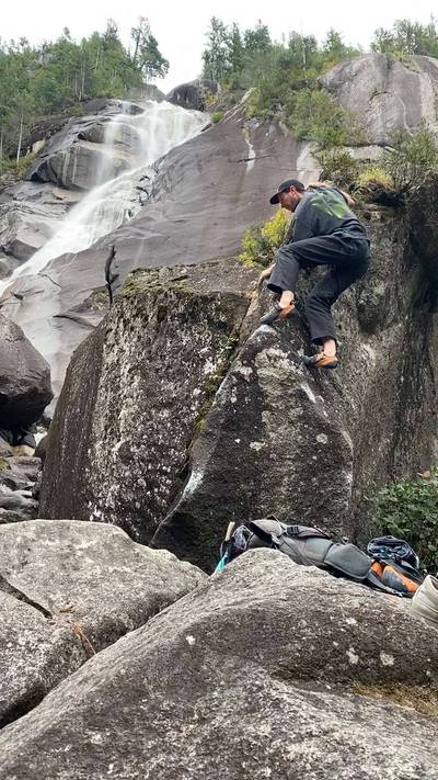Balls in the Falls v3, Squamish - Beta Video from AronHailey