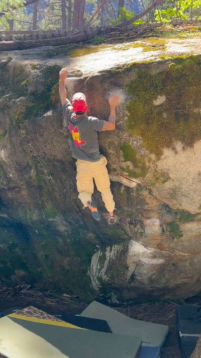 Bridalveil Pogo v7, Yosemite Valley - Beta Video from StinkeePete