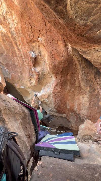 Lungfish v6, Hueco Tanks - Beta Video from brenner.rauch