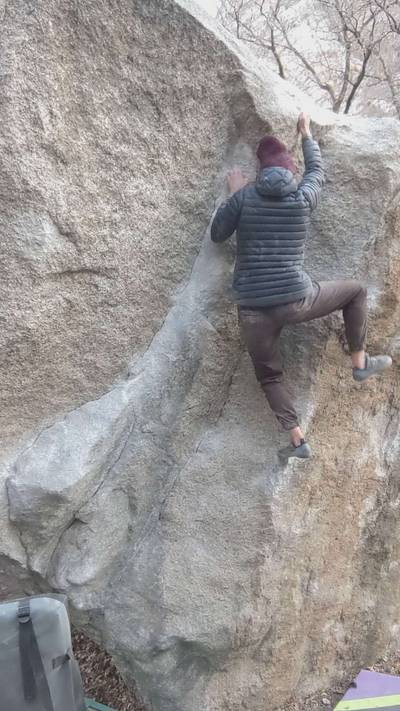 Twisted v4, Little Cottonwood Canyon - Beta Video from CathyG