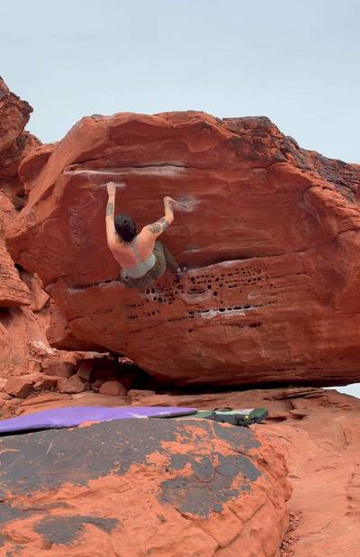 Honeycomb - Right Overhang v2, Red Rock - Beta Video from danab