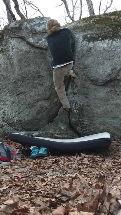 Gaping Crack v0, Boat Rock - Beta Video from LizardNick
