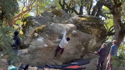 Beak Traverse v3, Castle Rock State Park - Beta Video from Xiang